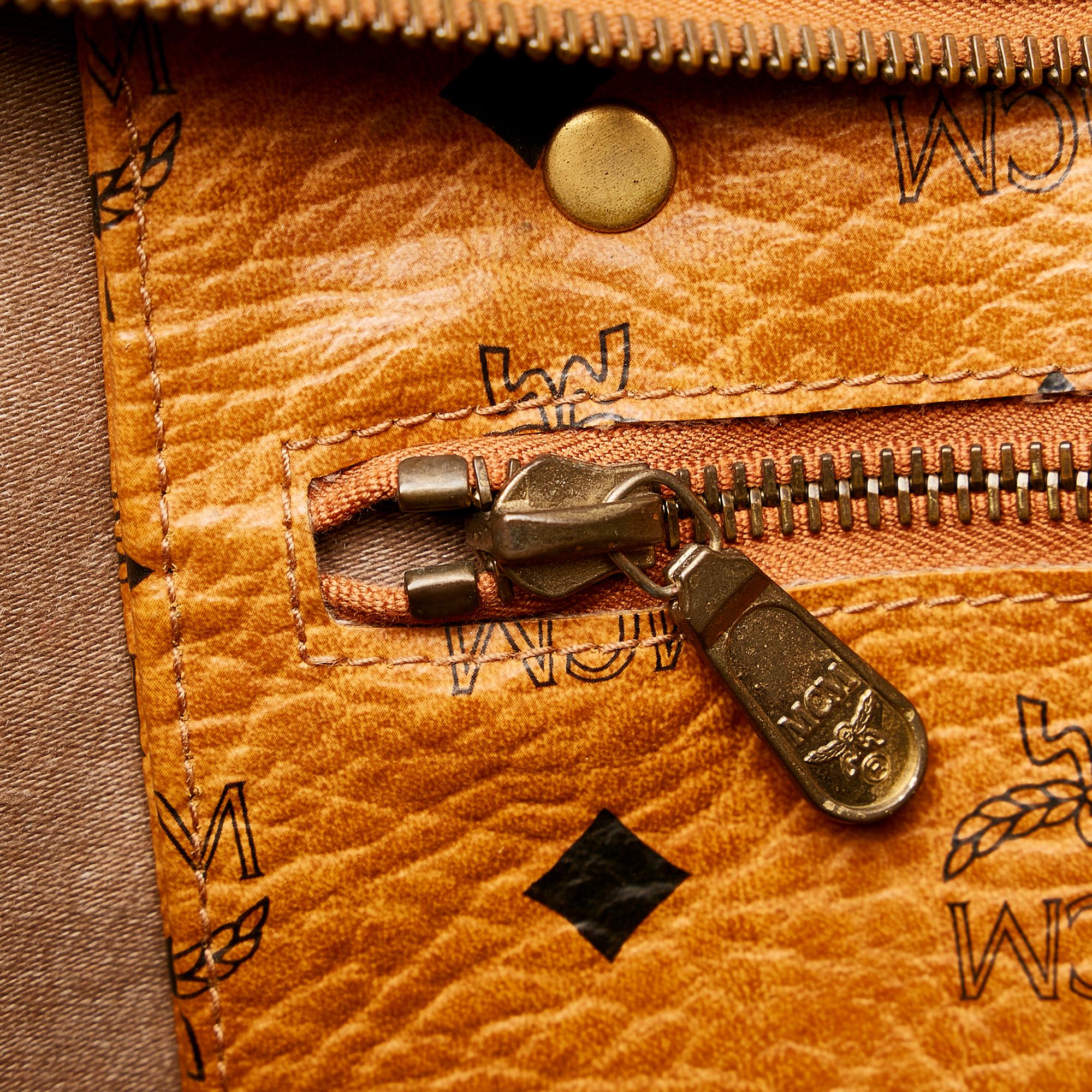 MCM Visetos Leather Tote Bag (SHG-32287)