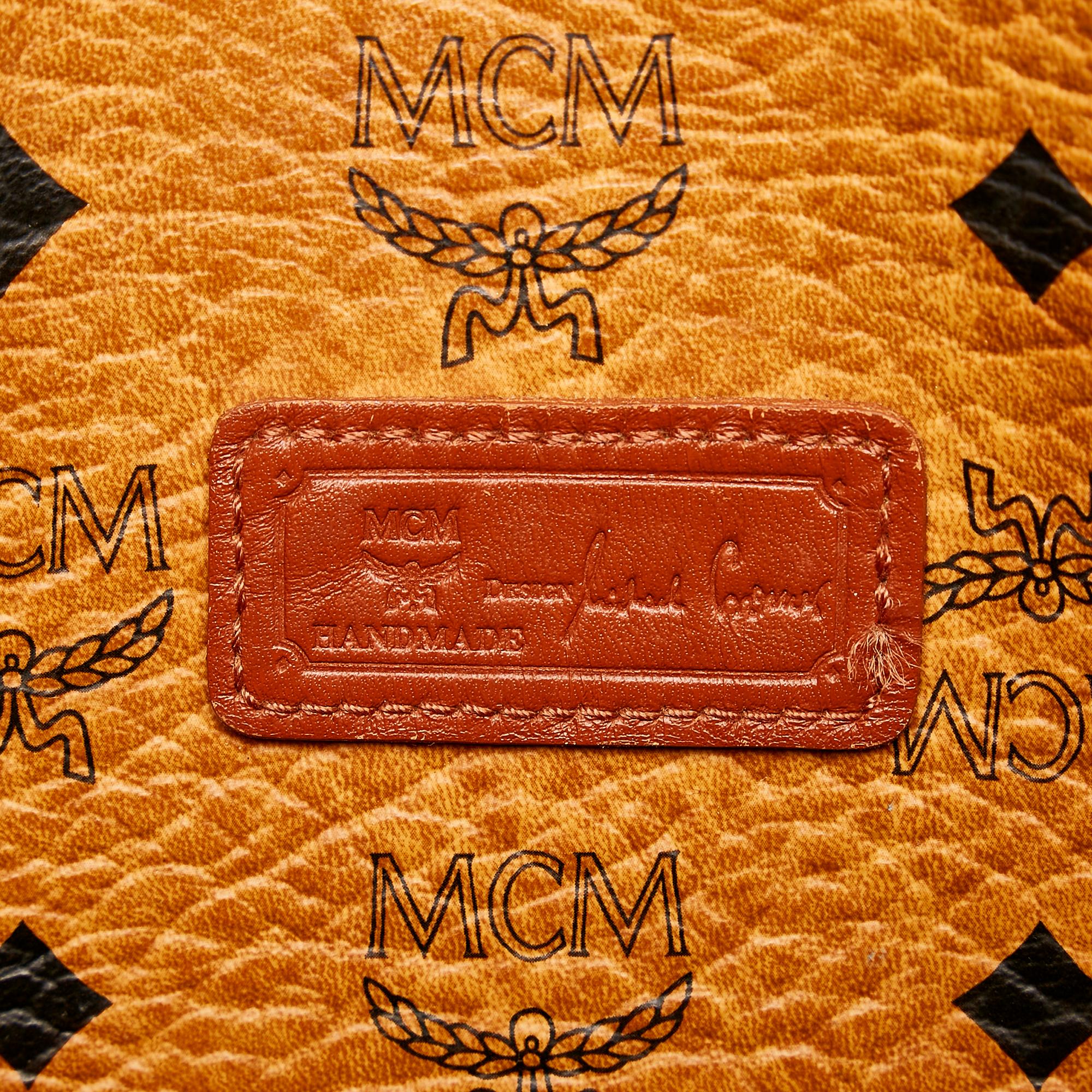 MCM Visetos Leather Tote Bag (SHG-32287)