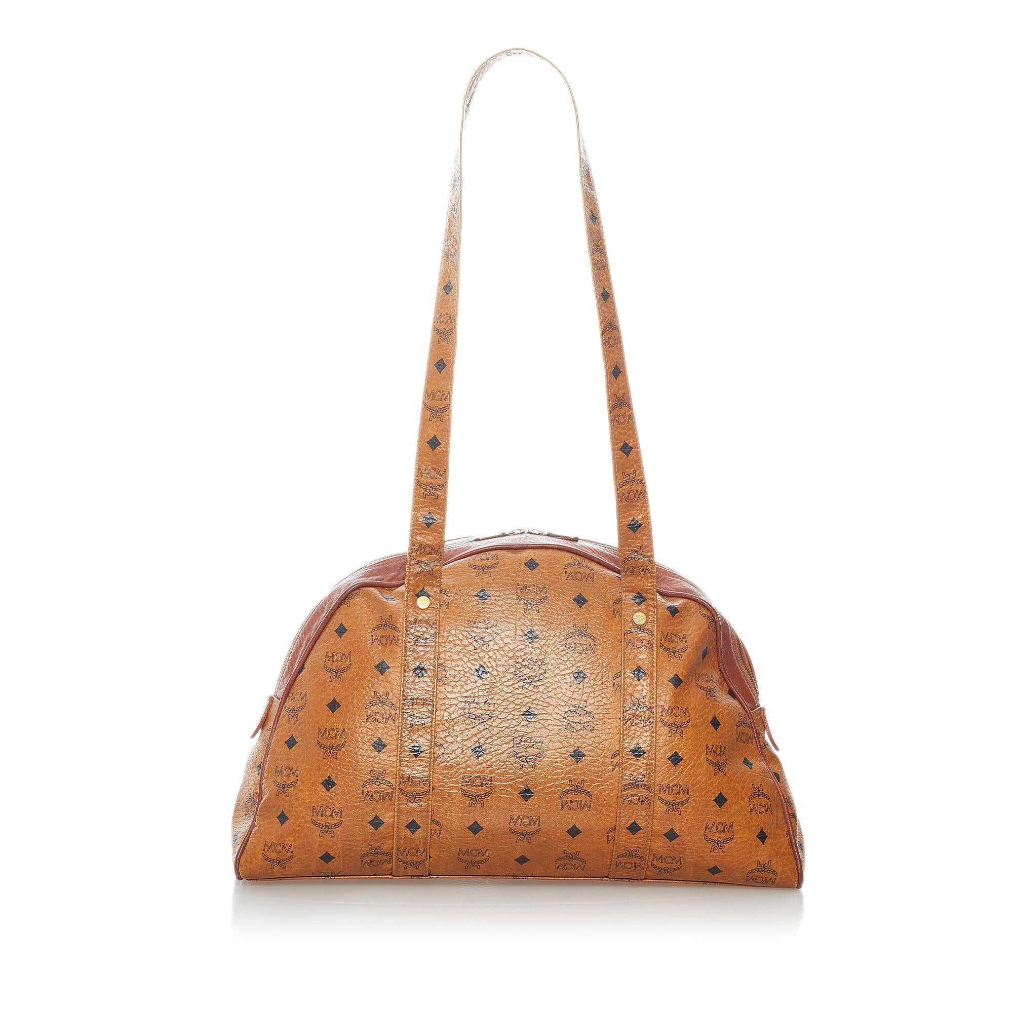 MCM Visetos Leather Tote Bag (SHG-32297)