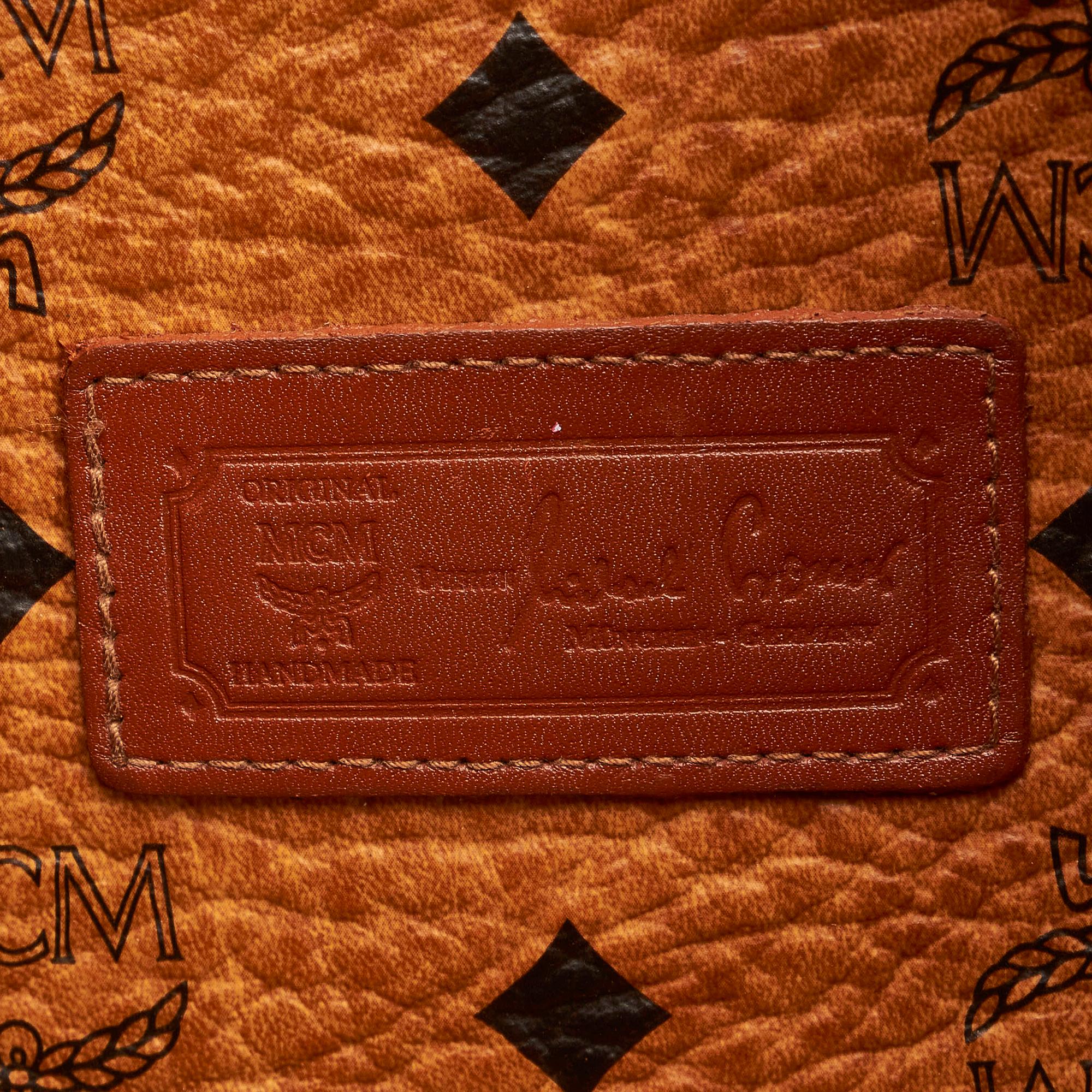 MCM Visetos Leather Tote Bag (SHG-32297)