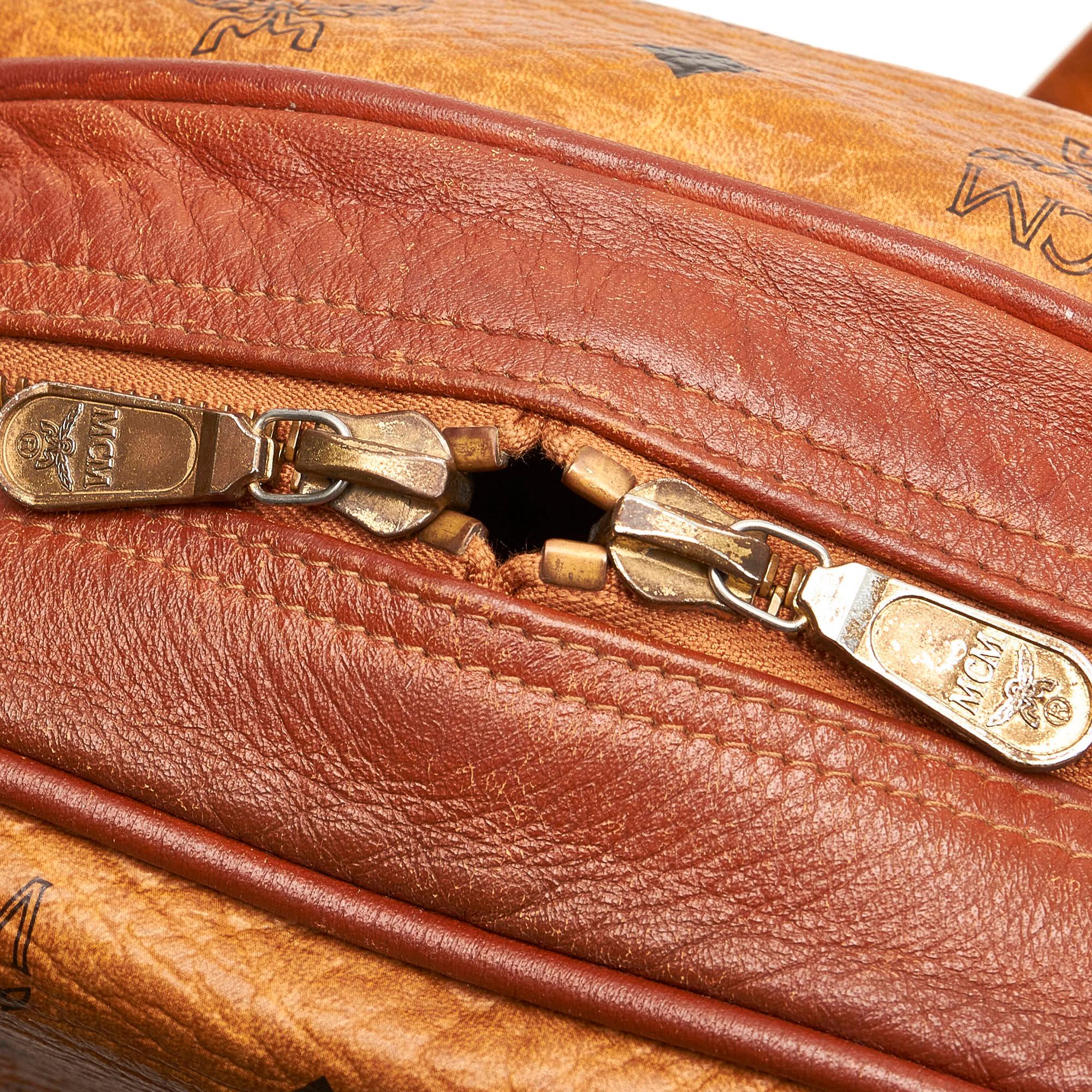 MCM Visetos Leather Tote Bag (SHG-32297)