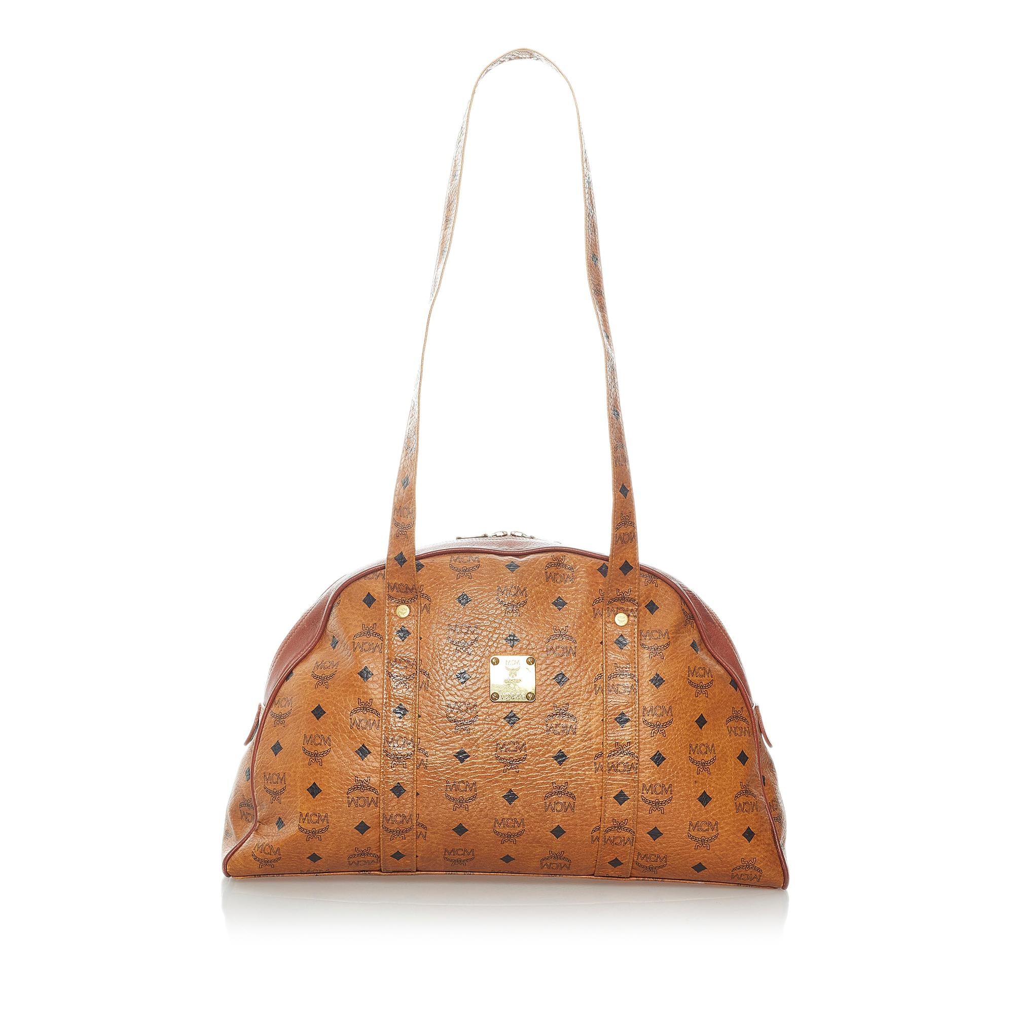 MCM Visetos Leather Tote Bag (SHG-32297)