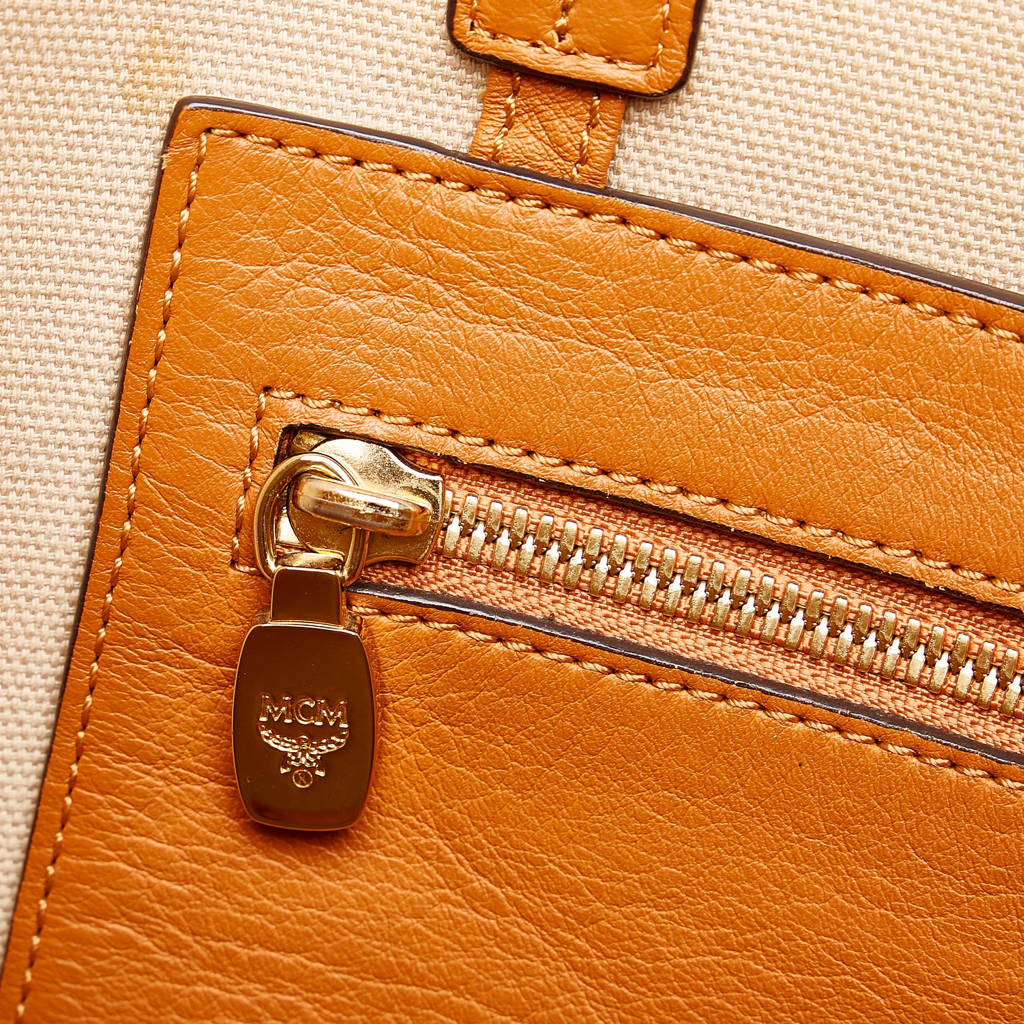 MCM Visetos Leather Tote Bag (SHG-32307)