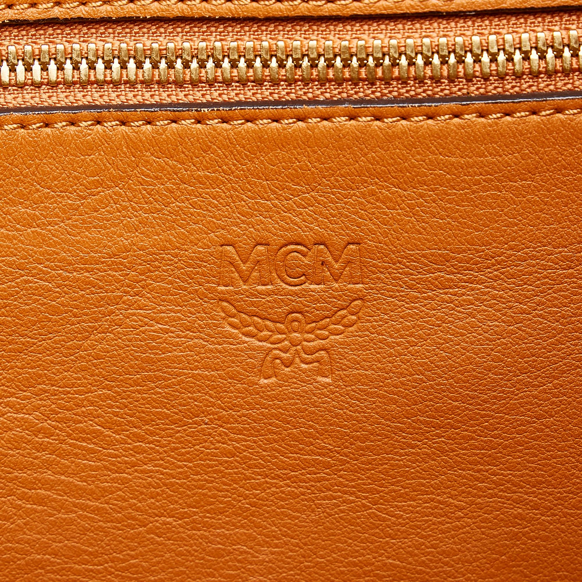 MCM Visetos Leather Tote Bag (SHG-32307)