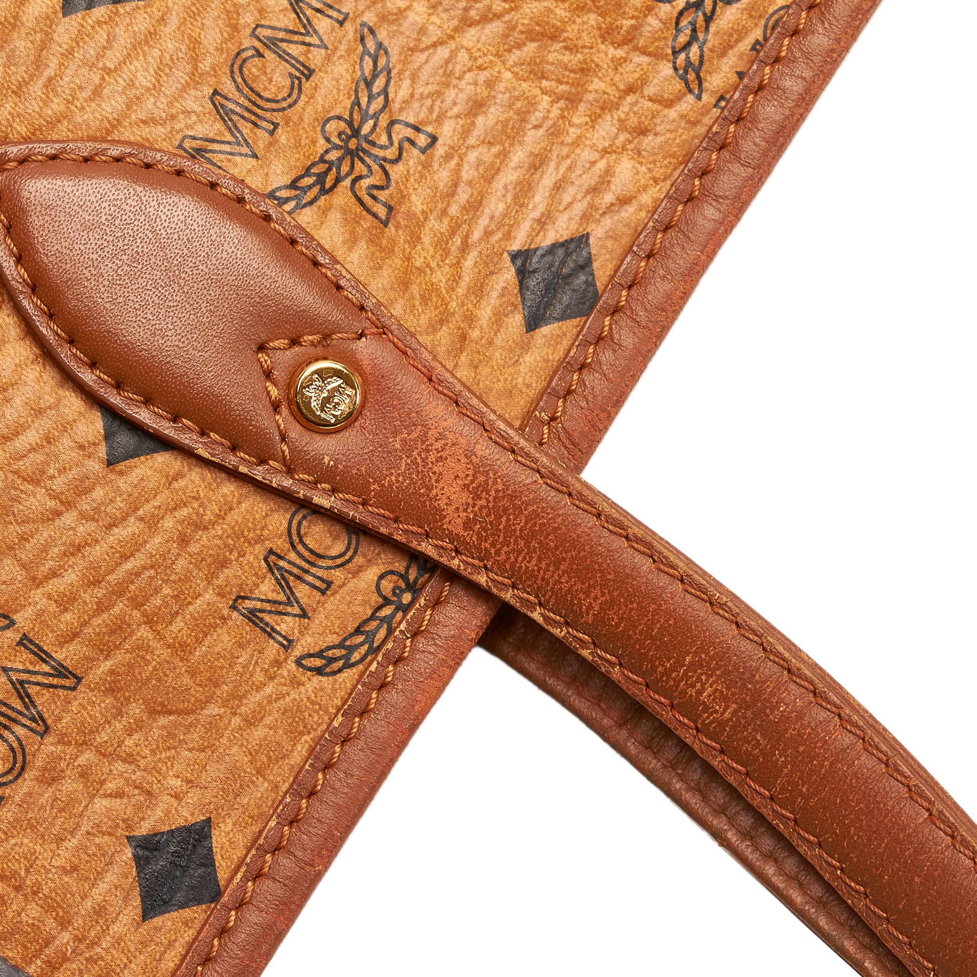 MCM Visetos Leather Tote Bag (SHG-33326)