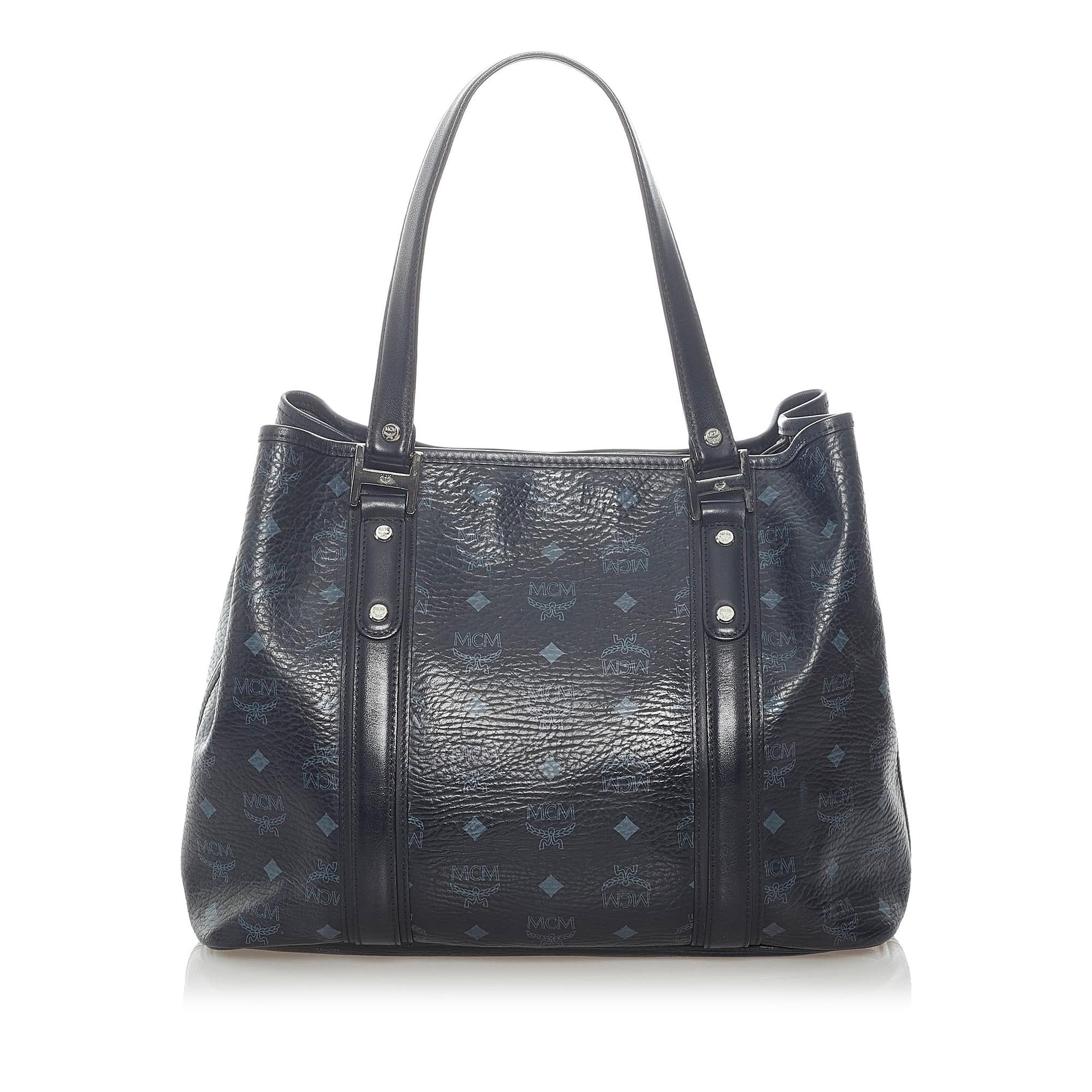 MCM Visetos Leather Tote Bag (SHG-33385)