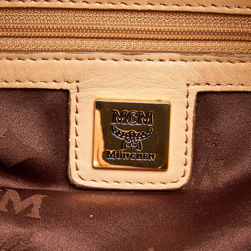 MCM Visetos Leather Tote Bag (SHG-34665)