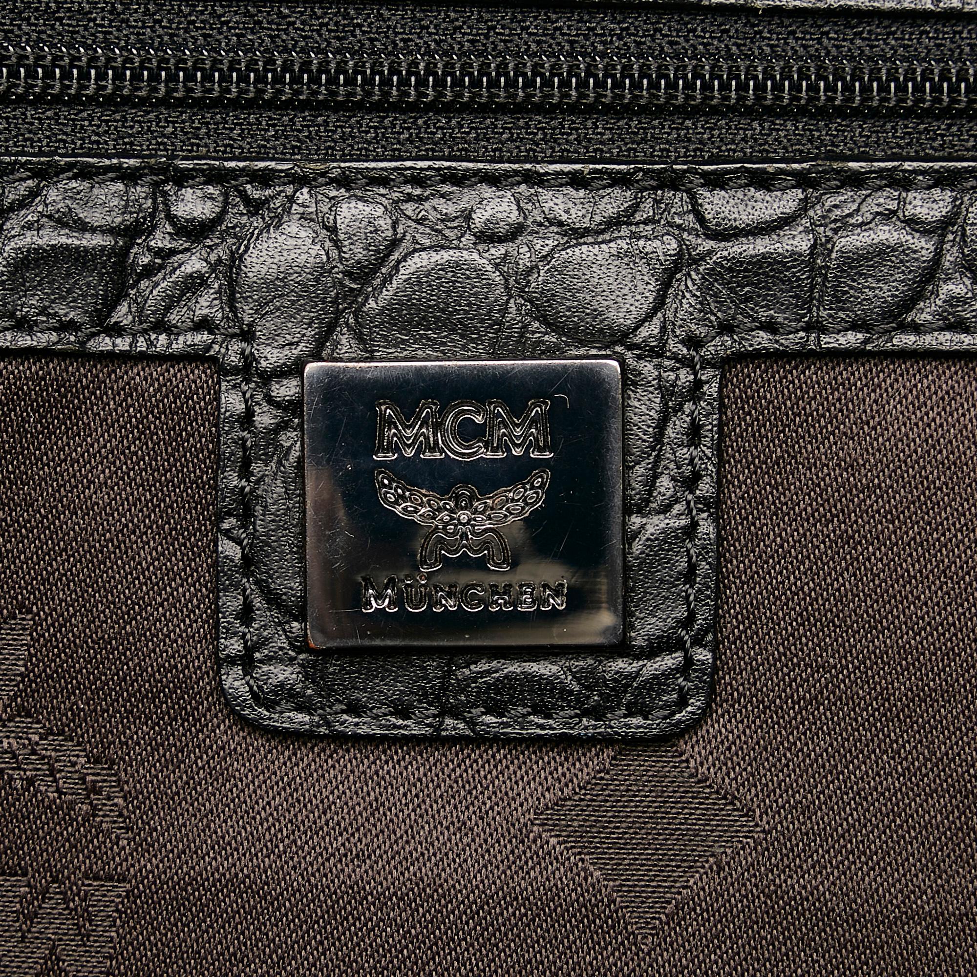 MCM Visetos Leopard Print Leather Backpack (SHG-37483)