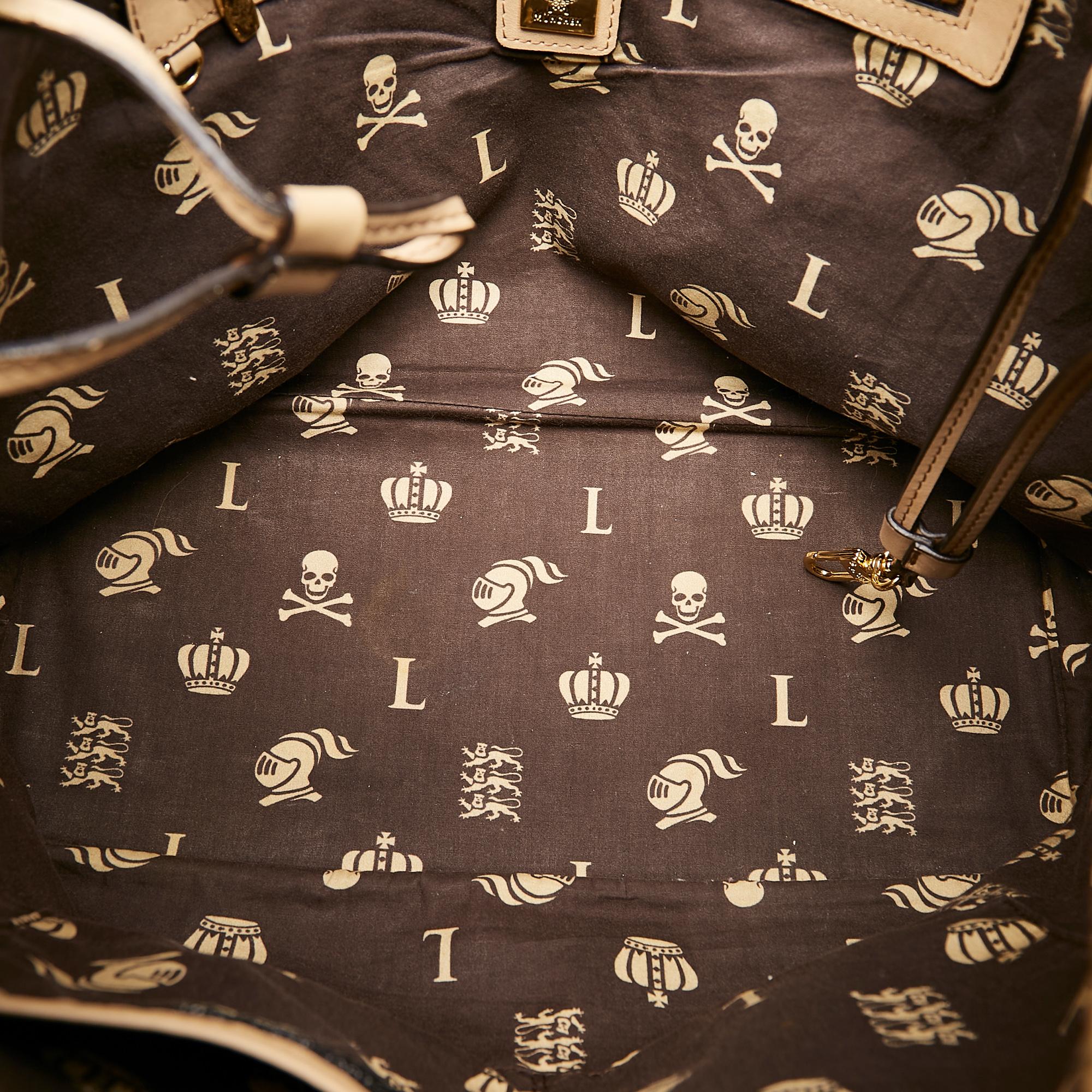 MCM Visetos Leopard Print Leather Tote Bag (SHG-DIGARA)