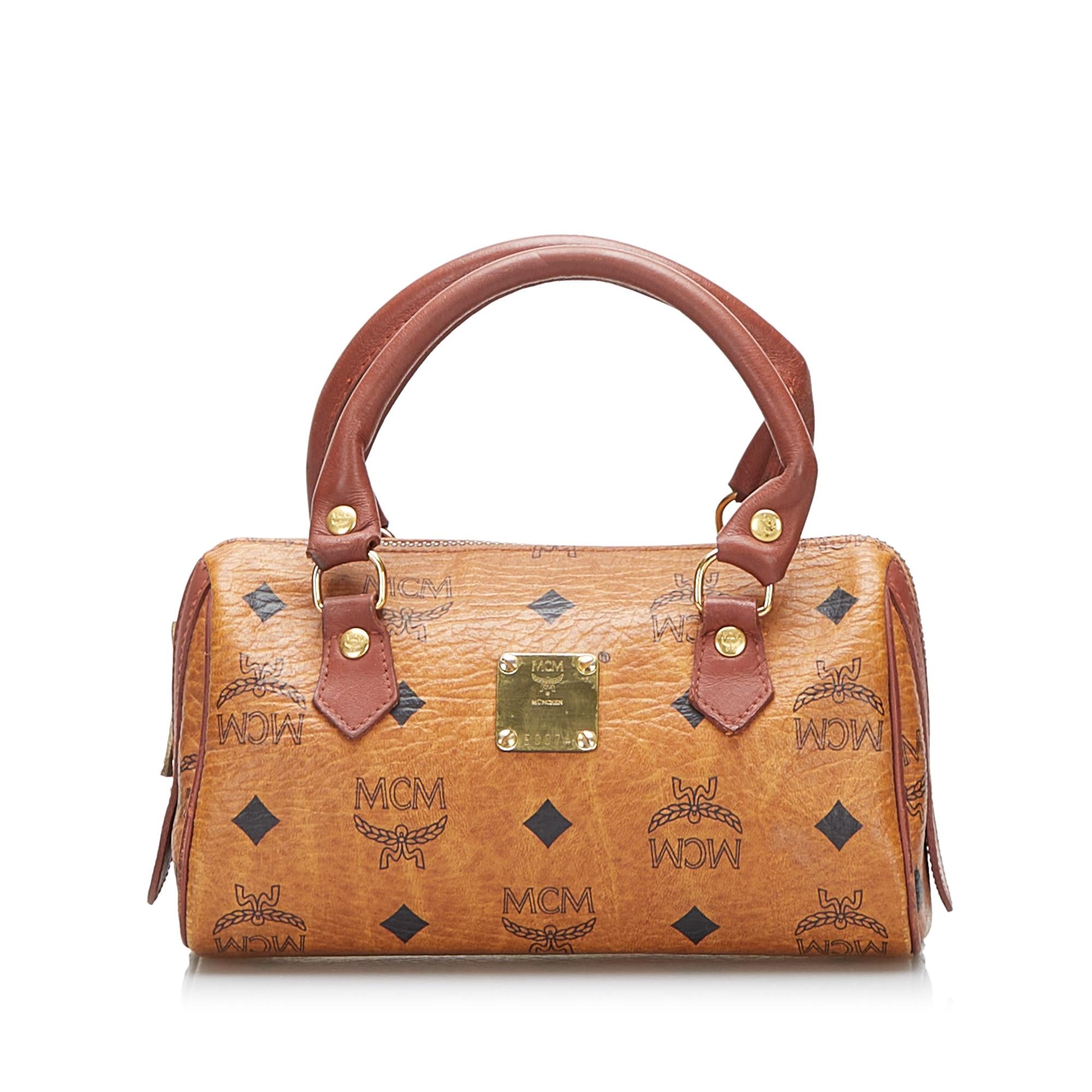 MCM Visetos Mini Satchel (SHG-V7kSVk)