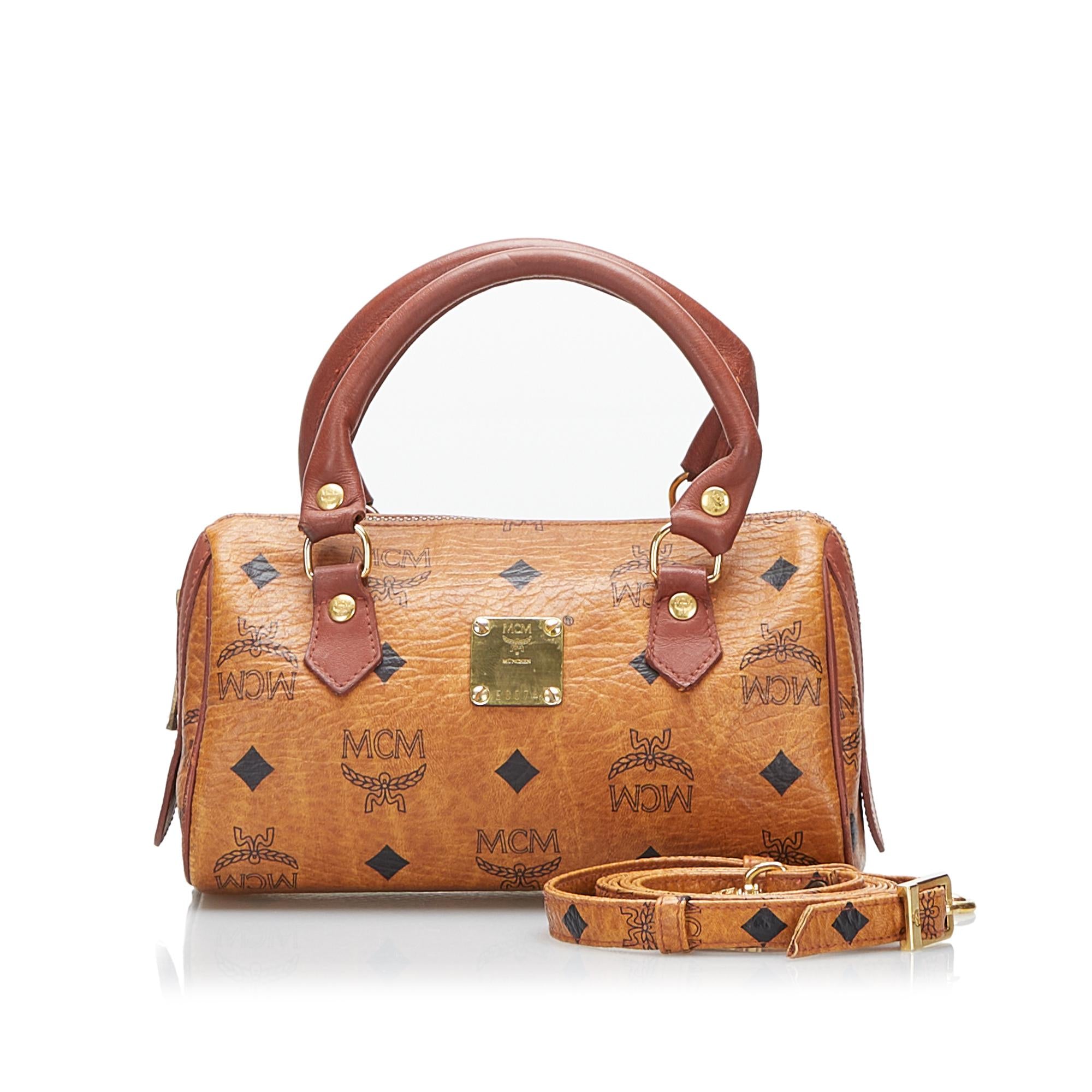 MCM Visetos Mini Satchel (SHG-V7kSVk)