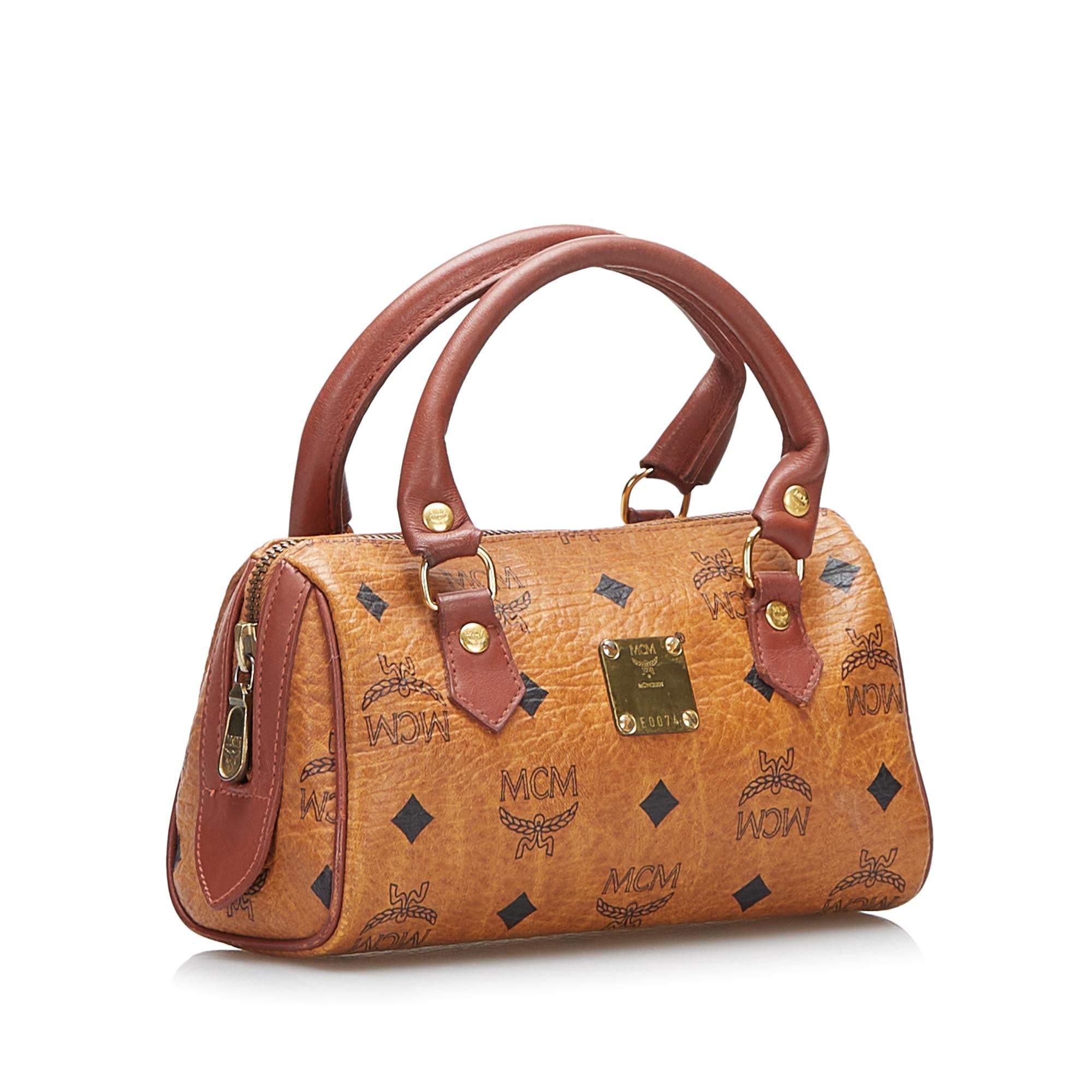 MCM Visetos Mini Satchel (SHG-V7kSVk)