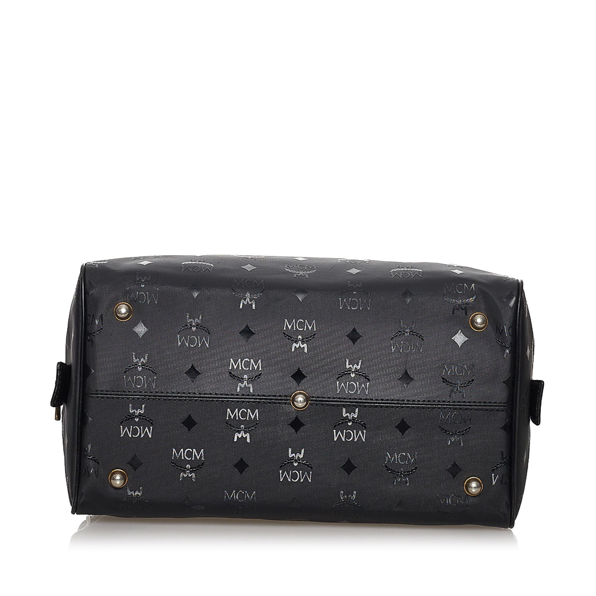 MCM Visetos Nylon Boston Bag (SHG-29567)