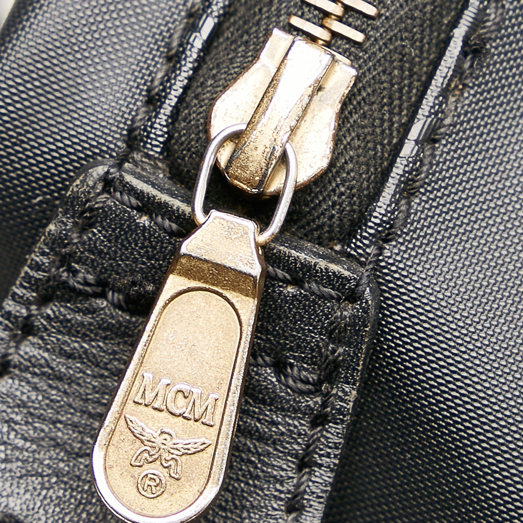 MCM Visetos Nylon Boston Bag (SHG-29567)