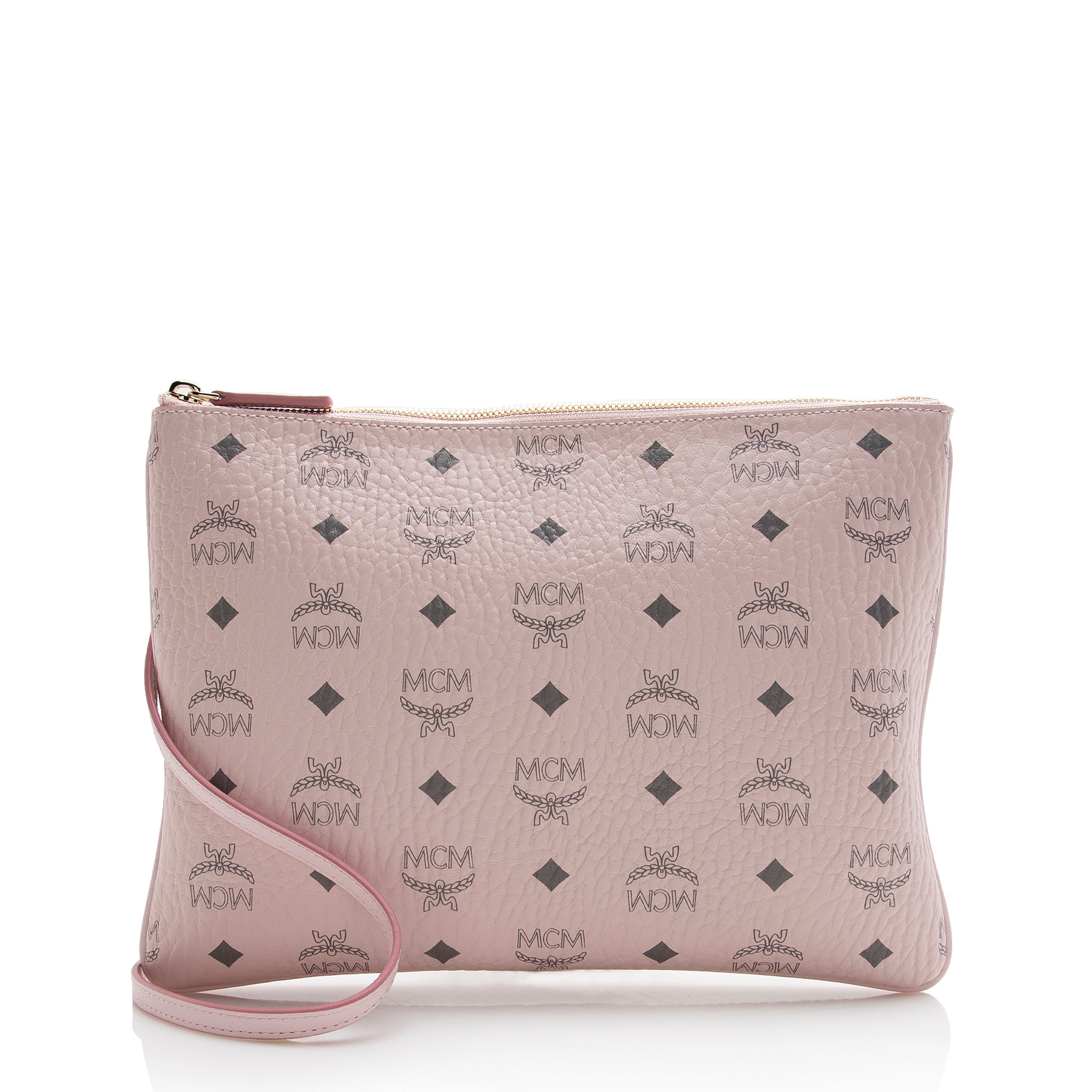 MCM Visetos Original Large Pochette Crossbody Bag (SHF-22291)