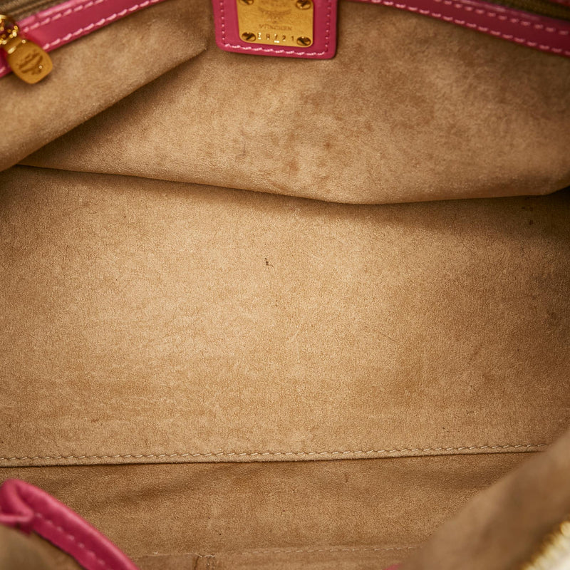 MCM Lion Visetos Leather Tote Bag (SHG-37724) – LuxeDH