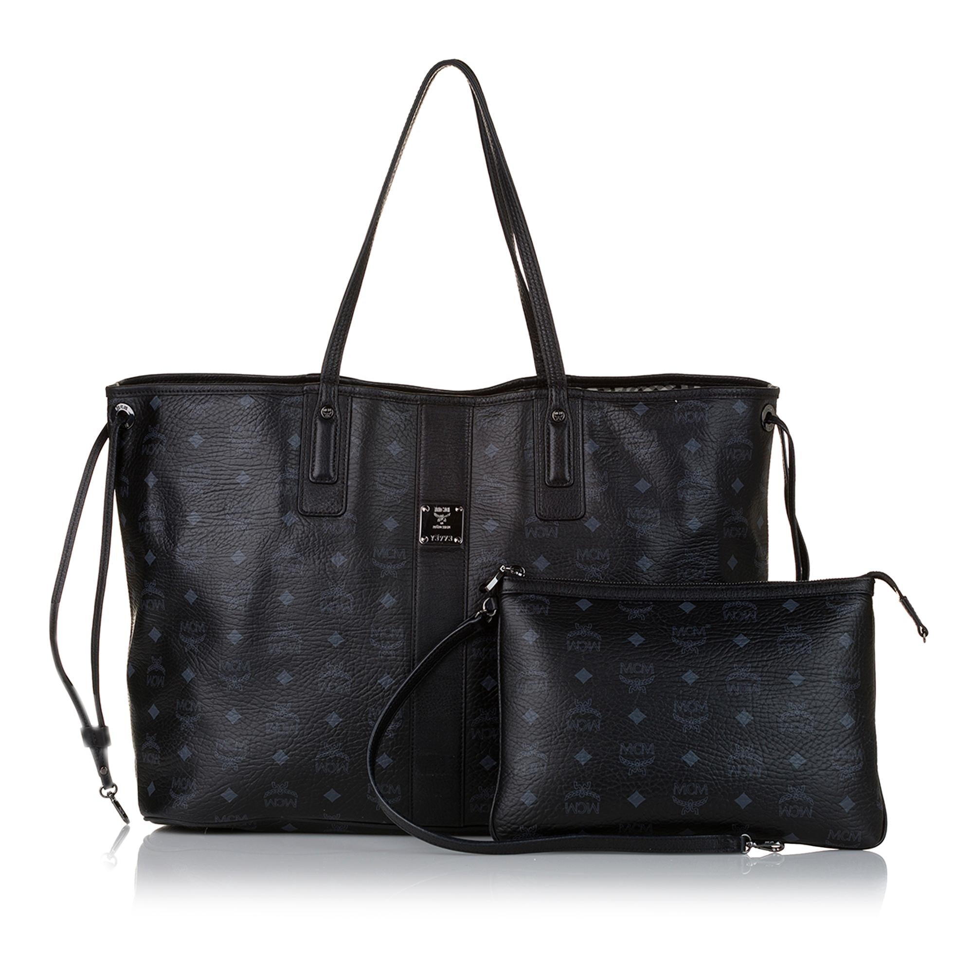 MCM Visetos Reversible Liz Leather Tote Bag (SHG-32265)