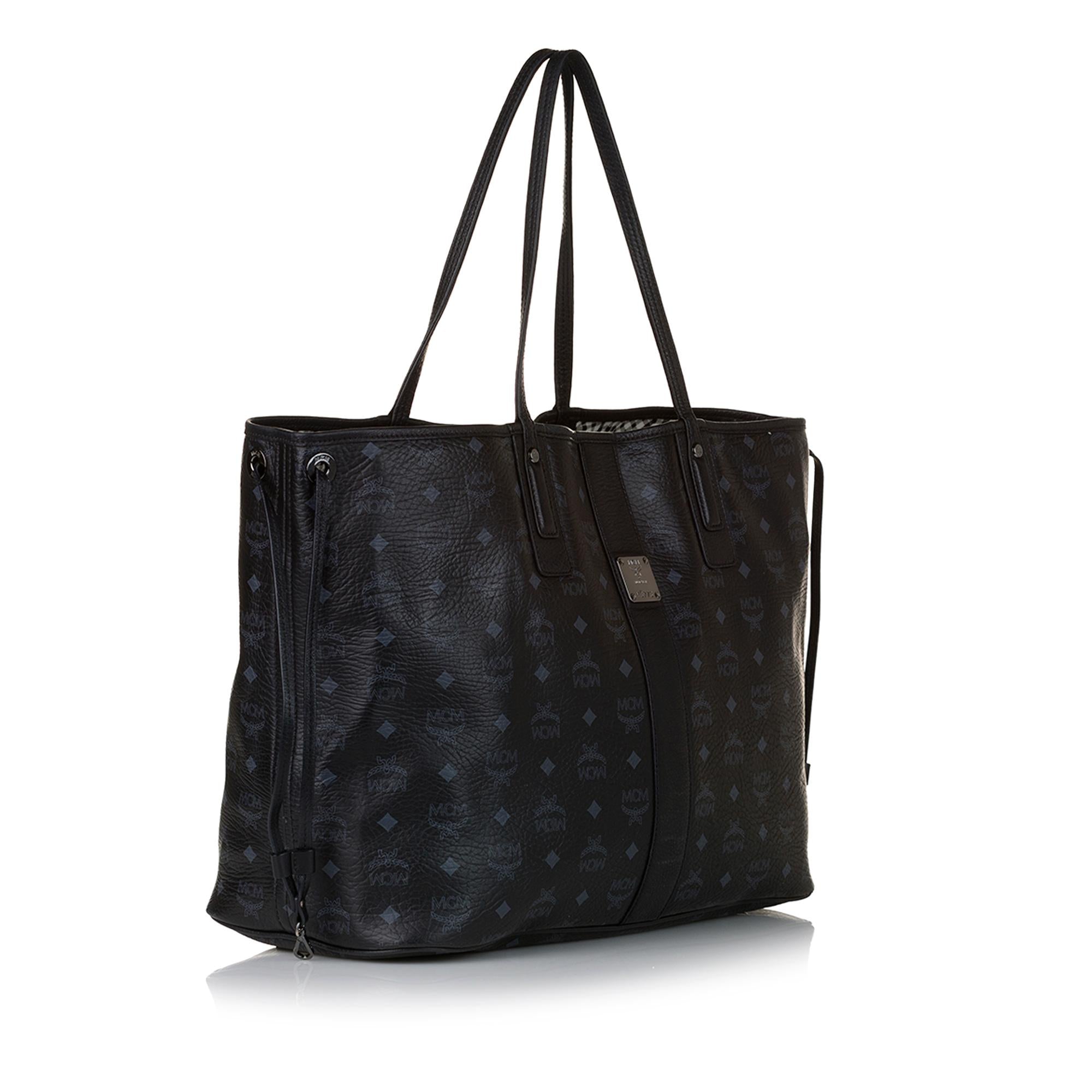 MCM Visetos Reversible Liz Leather Tote Bag (SHG-32265)