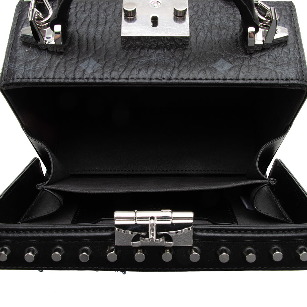 MCM Visetos Sequin Berlin Box Bag (SHF-17099)