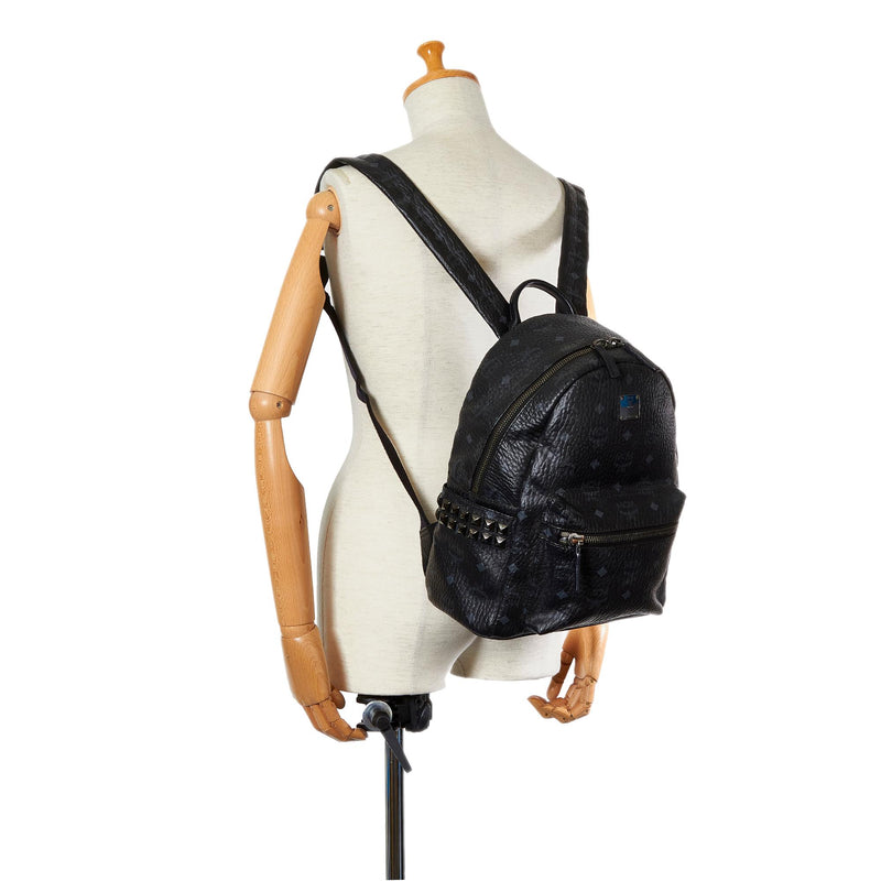 MCM Visetos Stark Side Studs Leather Backpack (SHG-34929) – LuxeDH