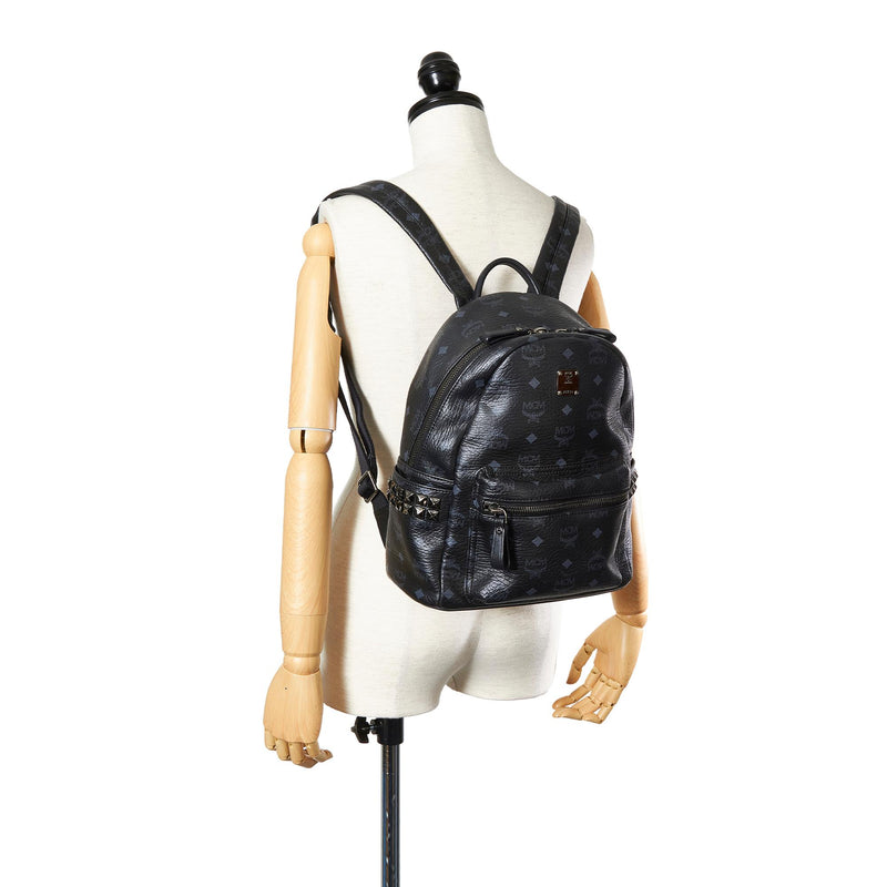 MCM Visetos Stark Leather Backpack (SHG-31814)