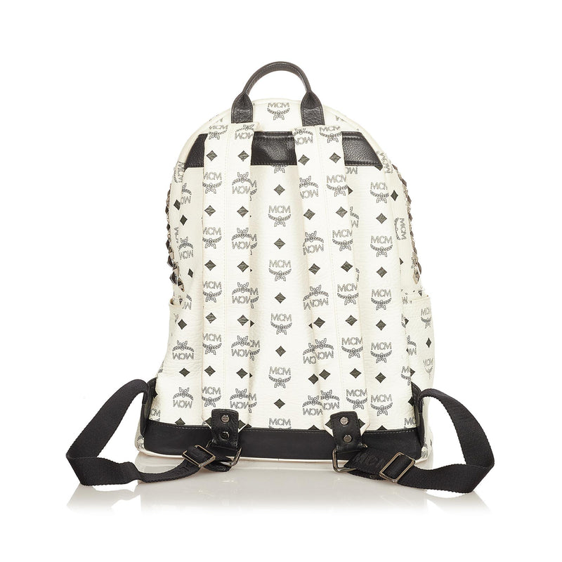 MCM Visetos Stark Leather Backpack (SHG-31816)