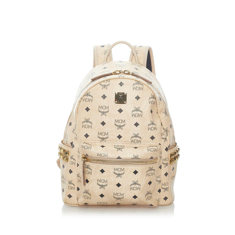MCM Visetos Stark Leather Backpack (SHG-34650)