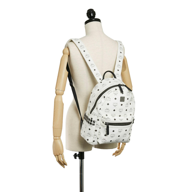 MCM Visetos Stark Leather Backpack (SHG-34656)