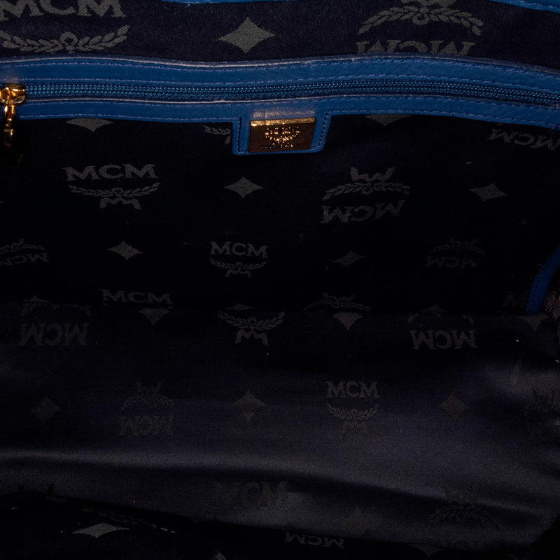 MCM Visetos Stark Leather Backpack (SHG-34680)