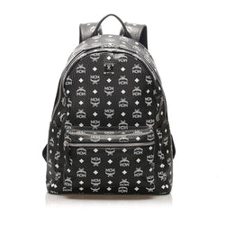 MCM Visetos Stark Leather Backpack (SHG-36407)