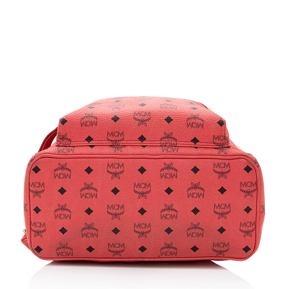 MCM Visetos Studded Stark Medium Backpack - FINAL SALE (SHF-19553)