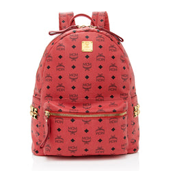 MCM, Bags, Mcm Stark Backpack Red Authentic