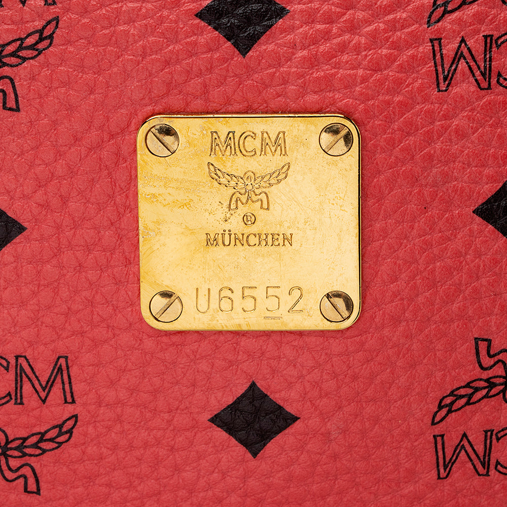 MCM Visetos Studded Stark Medium Backpack - FINAL SALE (SHF-19553)