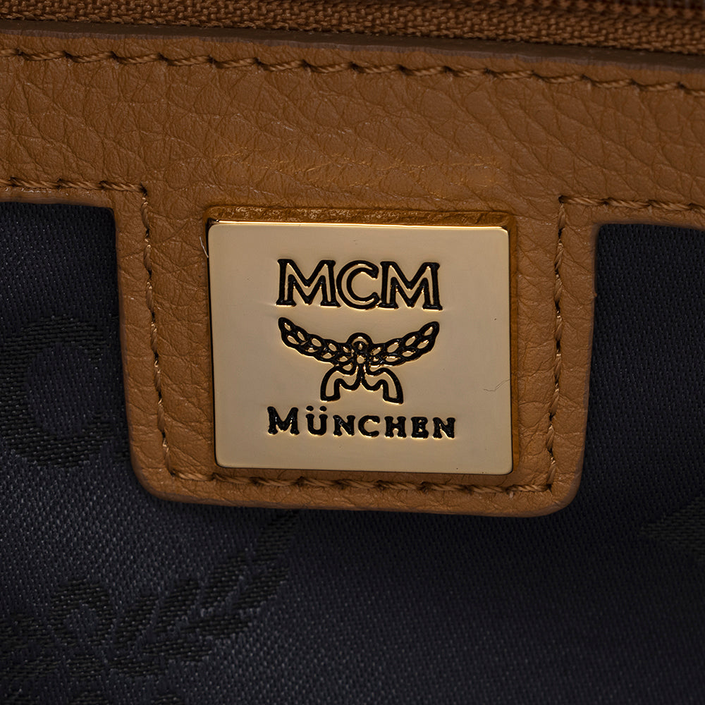 MCM Visetos Studded Stark Small Backpack (SHF-18011)