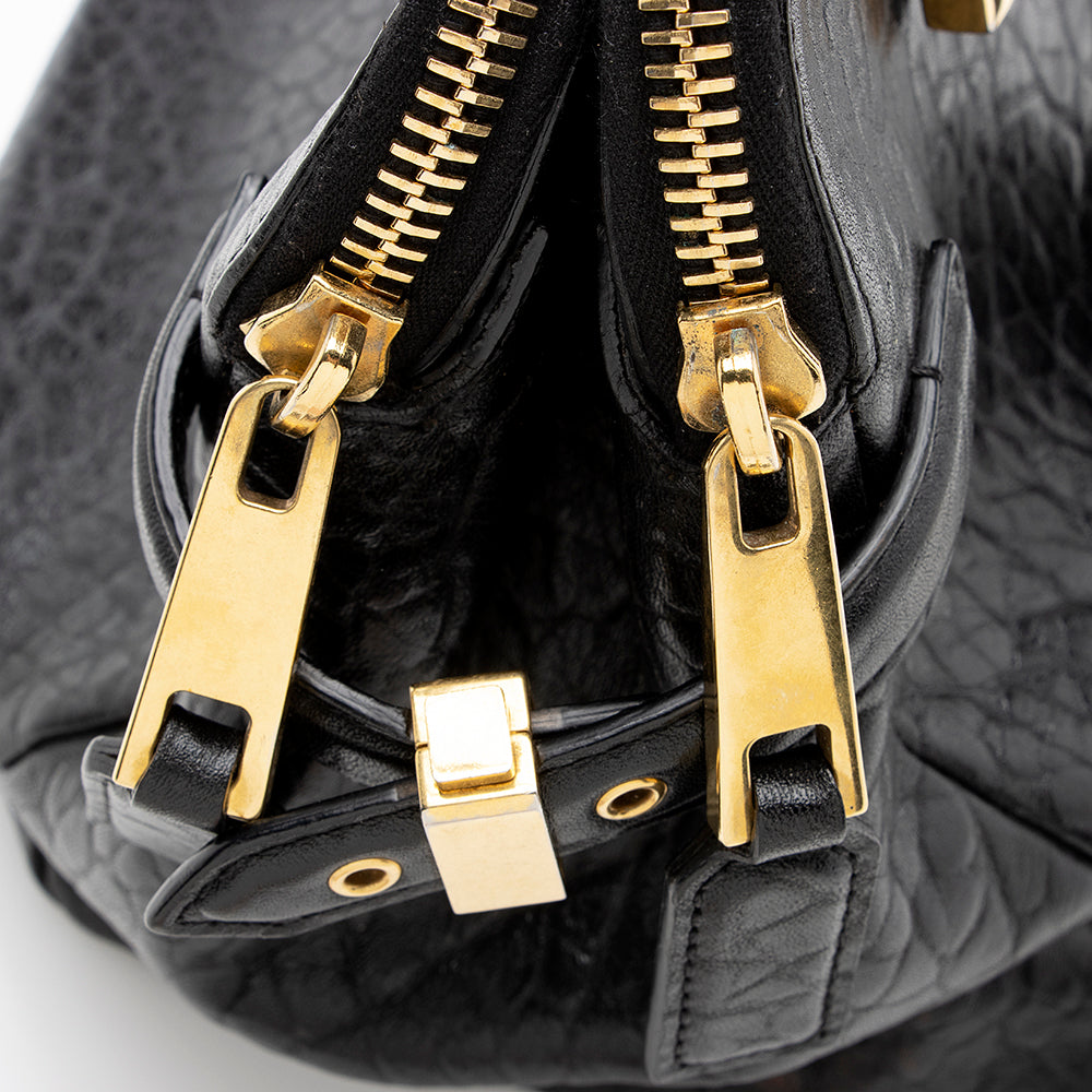 Marc Jacobs Leather Double-Zip Lock Tote - FINAL SALE (SHF-14154)