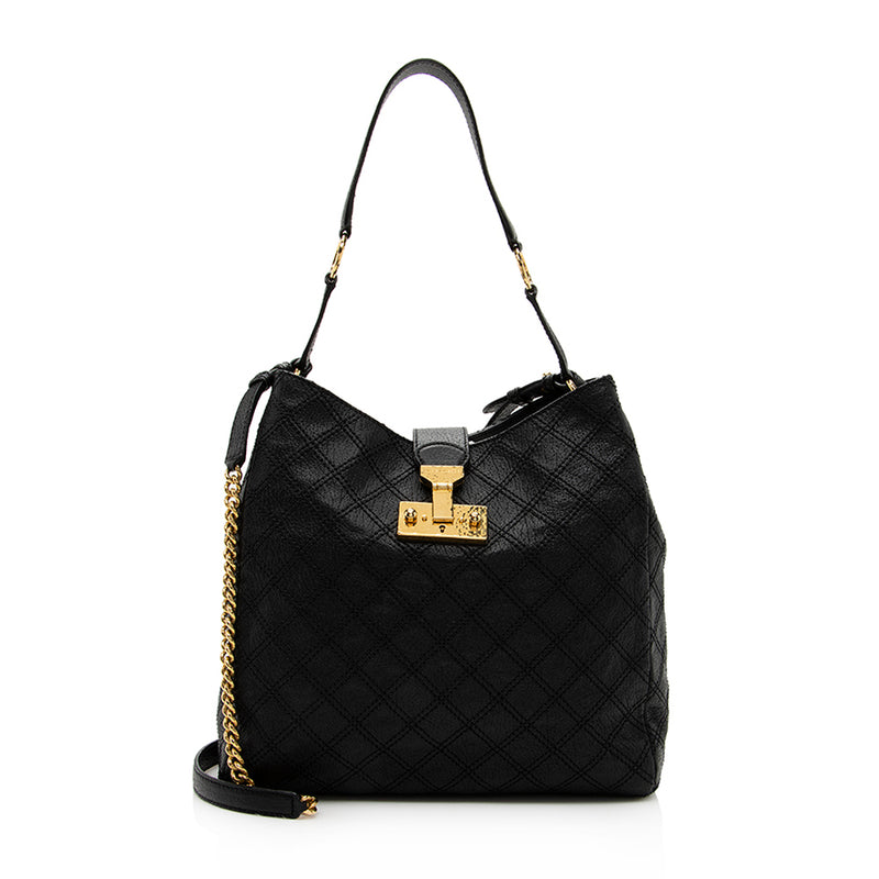Marc Jacobs Leather Kenmare Tote (SHF-19848)