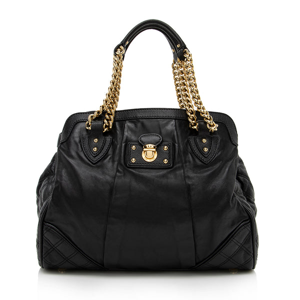 Marc Jacobs Leather Mix Dash Tote (SHF-14134)