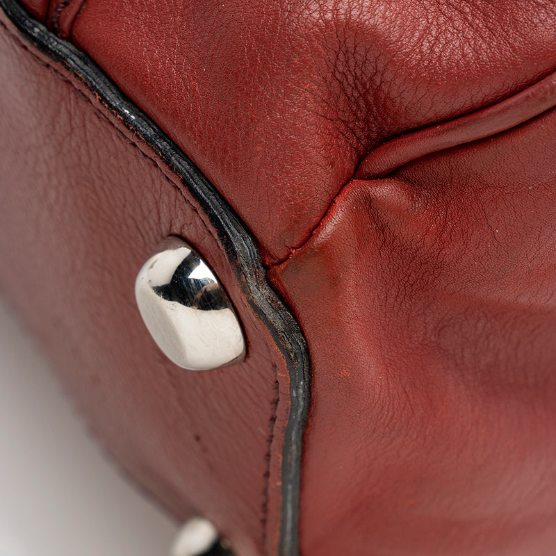 Marc Jacobs Leather Venetia Satchel  - FINAL SALE (SHF-17714)