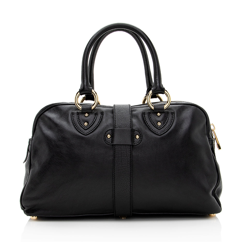 Marc Jacobs Leather Venetia Satchel - FINAL SALE (SHF-19554)