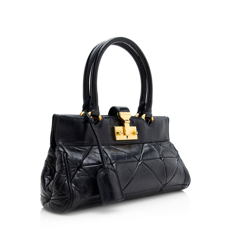 Marc Jacobs Patchwork Leather Klien Small Tote (SHF-20923)