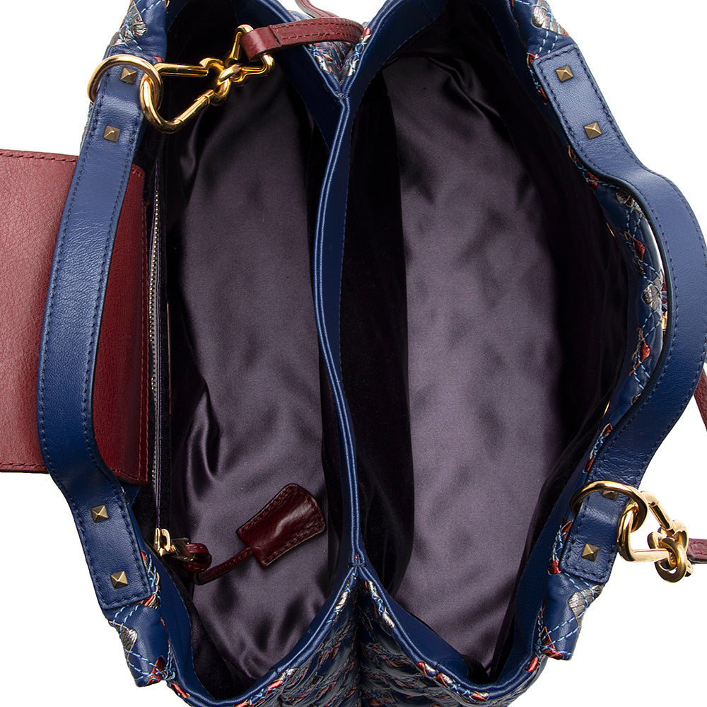 Marc Jacobs Quilted Leather Robert Jena Tote (SHF-21556)