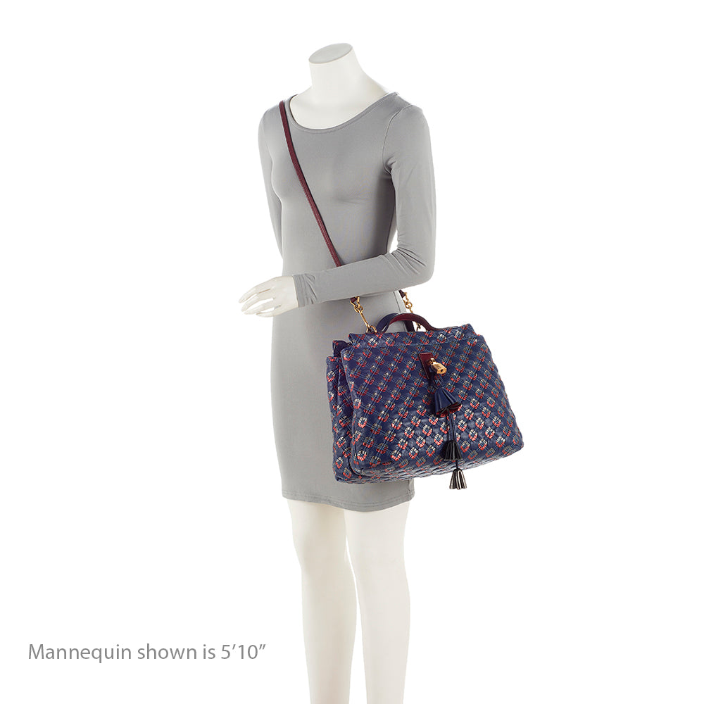 Marc Jacobs Quilted Leather Robert Jena Tote (SHF-21556)