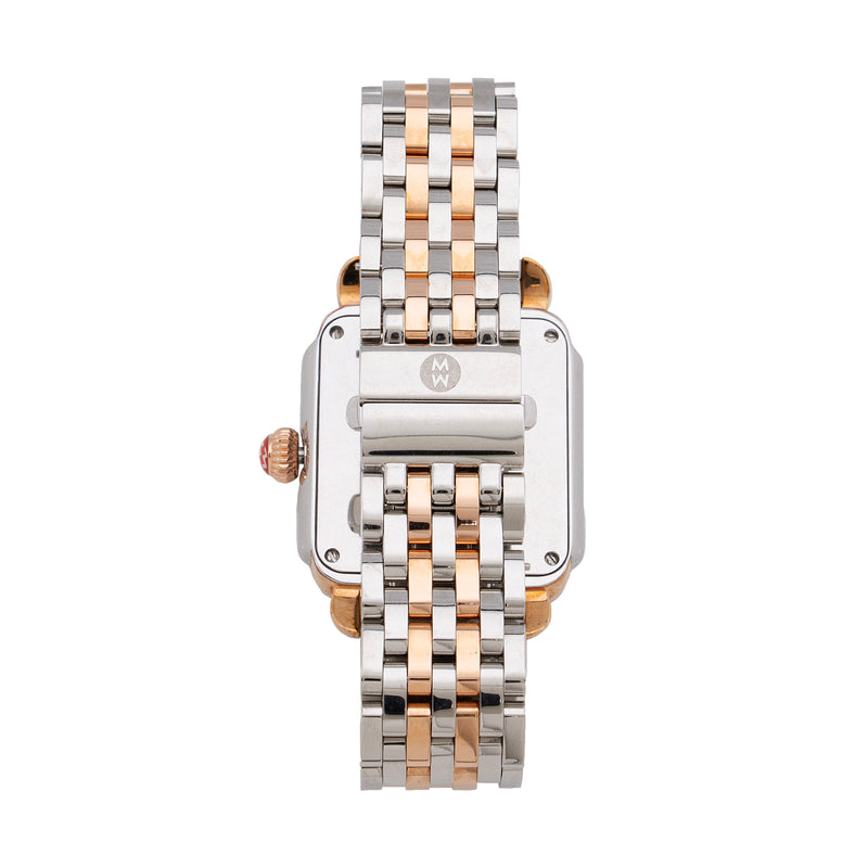 Michele Diamond 2-Tone Deco Carousel Watch (SHF-23190)