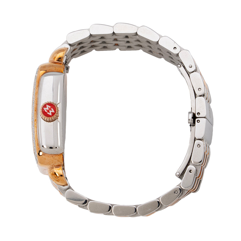 Michele Diamond 2-Tone Deco Carousel Watch (SHF-23190)
