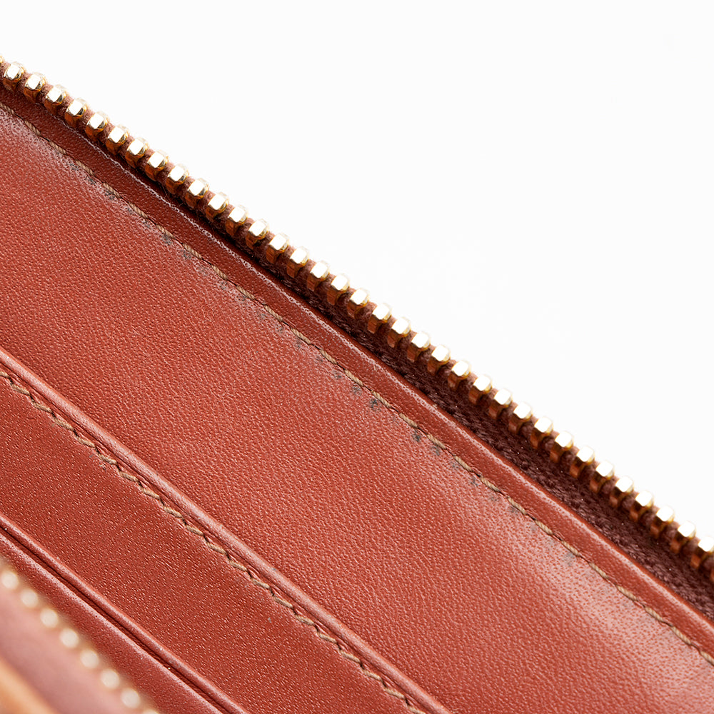 Miu Miu Croc Embossed St. Coco Lux Zip Wallet (SHF-18954)