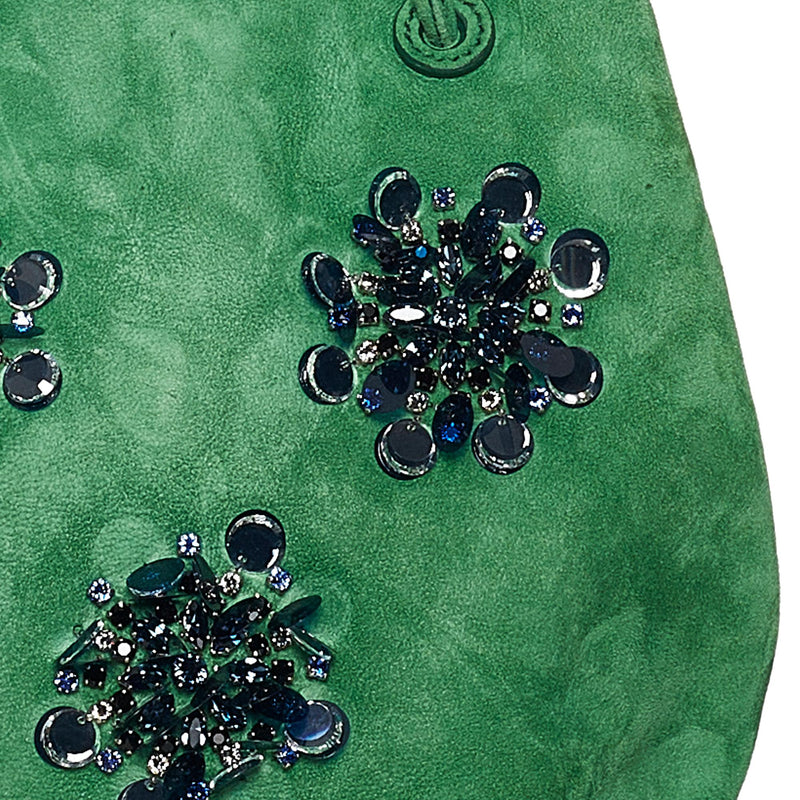 Miu Miu Embellished Leather Handbag (SHG-30619)