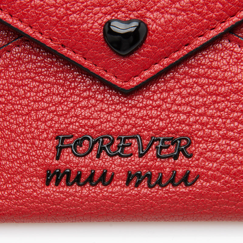 Miu Miu Leather Madras Shoulder Bag (SHF-19249) – LuxeDH