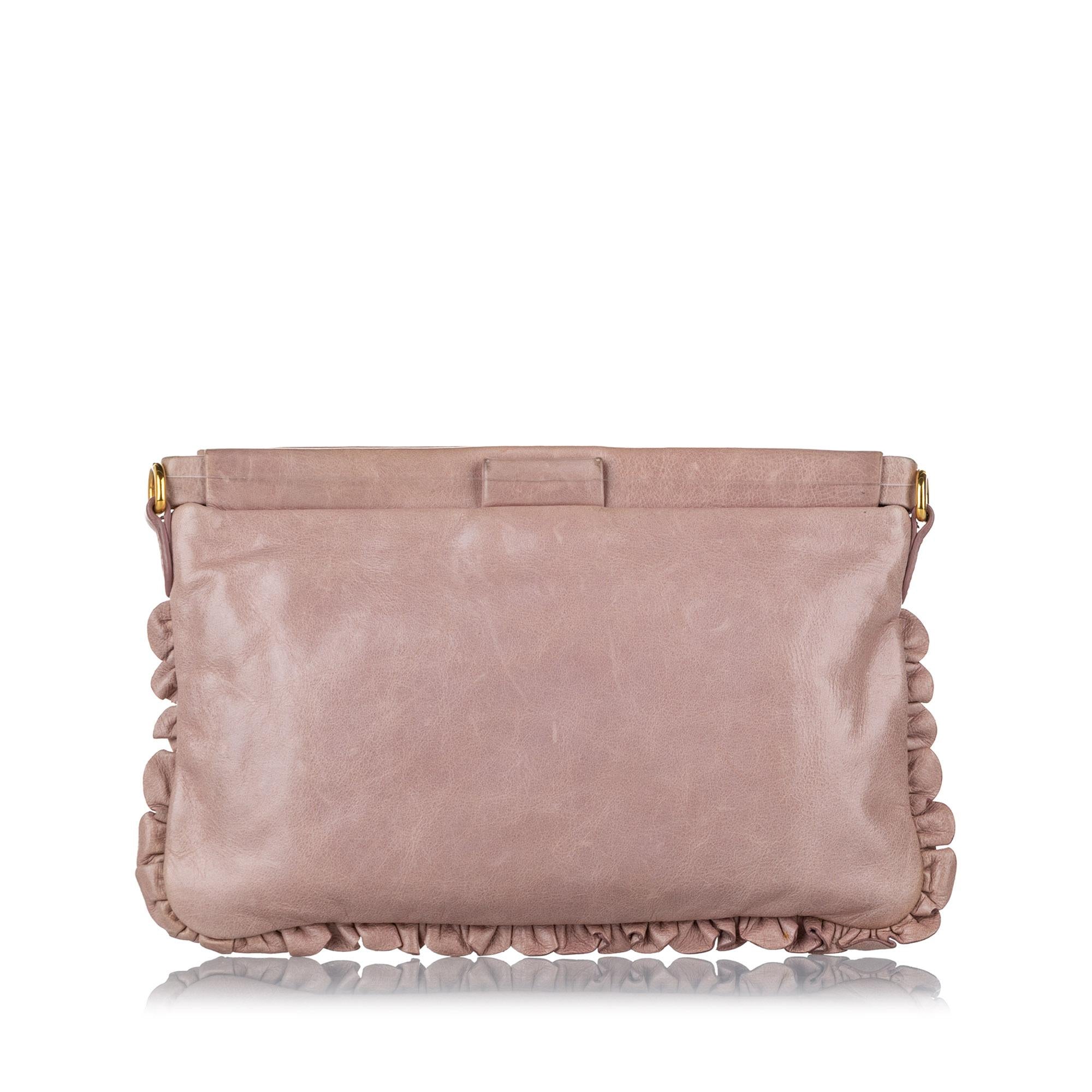Miu Miu Leather Crossbody Bag (SHG-19141)