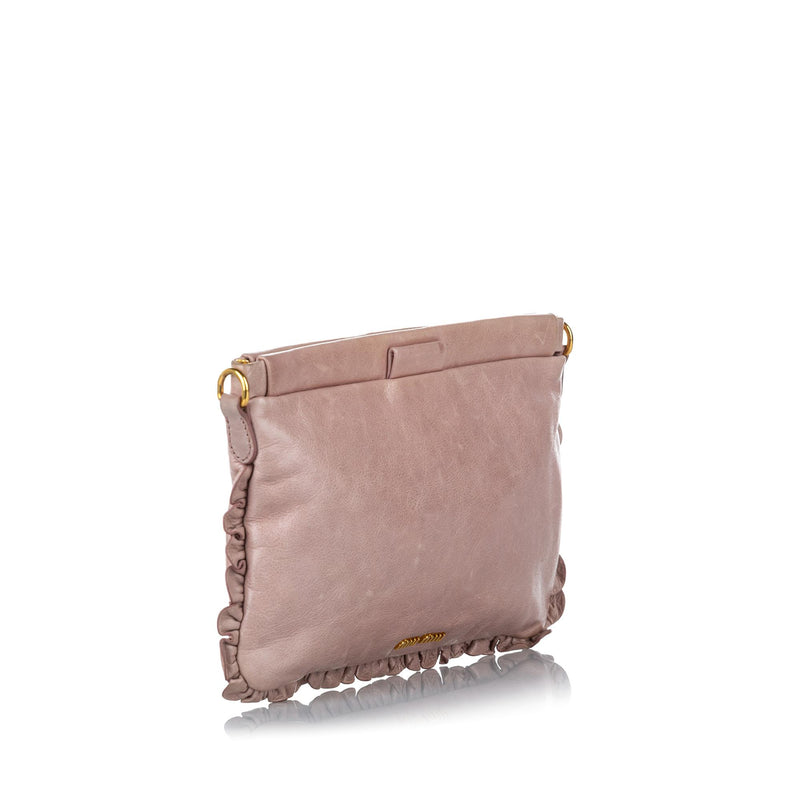 Miu Miu Leather Crossbody Bag (SHG-19141)
