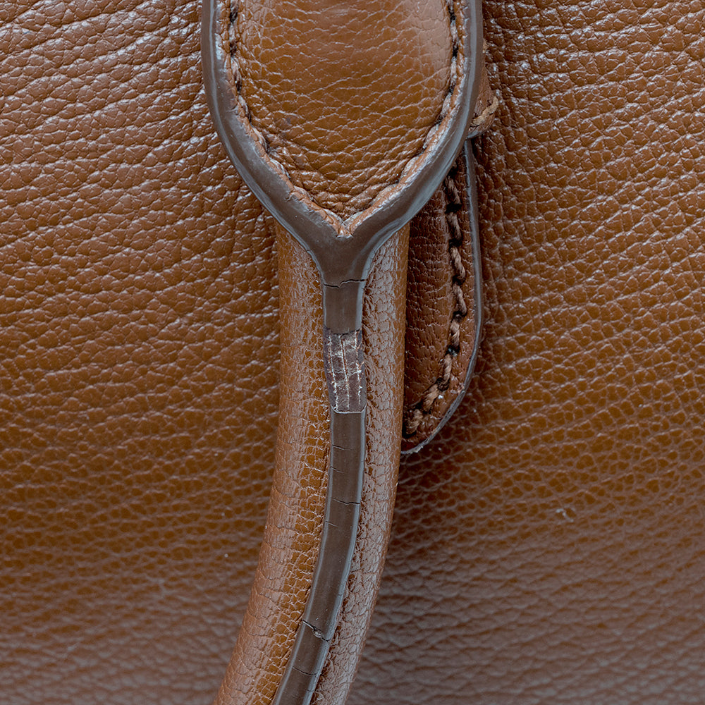 Miu Miu Leather Madras Satchel (SHF-17385)